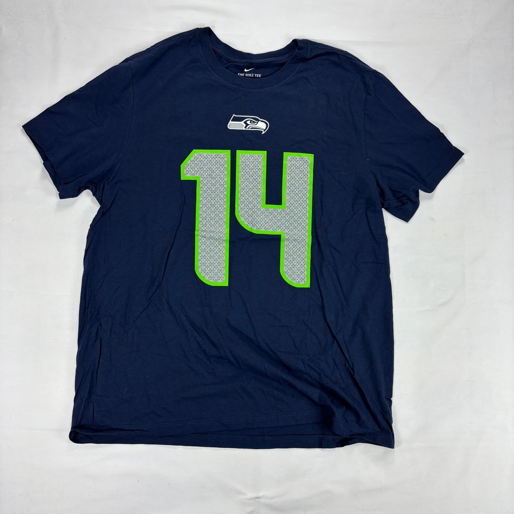 Nike Seattle Seahawks DK Metcalf 14 Jersey‎ T Shirt Navy XL NFL Nike Dri-Fit NWT